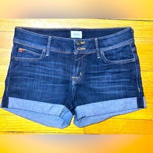 Hudson Jeans Women's Deep Indigo Cuffed Shorts